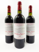 12 bouteilles DOMAINE DE CHEVALIER 1986 CC Pessac Léognan (10 légèrement bas