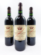 12 bouteilles CHÂTEAU BEL AIR MARQUIS D'ALIGRE 2000 Margaux