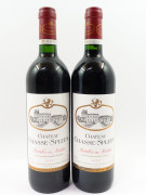 6 bouteilles CHÂTEAU CHASSE SPLEEN 1995 Moulis (étiquettes fanées