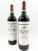 12 bouteilles CHÂTEAU CHASSE SPLEEN 2001 Moulis Caisse bois d'origine (très abimée)