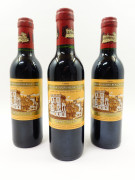 3 demi bouteilles CHÂTEAU DUCRU BEAUCAILLOU 1998 2è GC Saint Julien