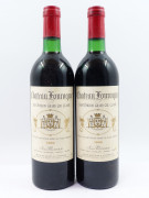 12 bouteilles CHÂTEAU FONROQUE 1982 GCC Saint Emilion (base goulot) Caisse bois d'origine