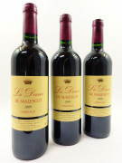 9 bouteilles LA DAME DE MALESCOT 2009 Margaux