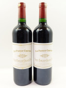 12 bouteilles LE PETIT CHEVAL 2004 GC Saint Emilion (étiquettes léger abimées