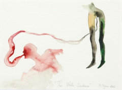 Barthélémy TOGUO Né en 1967 - Cameroun The White Darkness, 2003 Aquarelle sur papier Arches