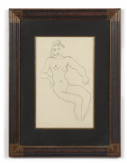 Henri MATISSE (1869 - 1954) Nu assis, chevelure foncée - 1922 Lithographie en noir sur Japon