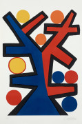 Alexander CALDER (1898 - 1976) Asymétrie - 1970 Lithographie en couleurs