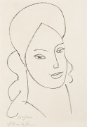 Henri MATISSE (1869 - 1954) Catherinette - 1946 Lithographie en noir sur Vélin