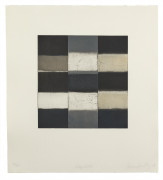 Sean SCULLY (Né en 1945) Grey Robe - 2008 Aquatinte en couleurs