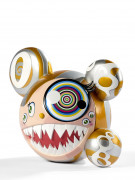 Takashi MURAKAMI (Né en 1962) Mr DOB Figure (Gold Edition) - 2016 Vinyle peint