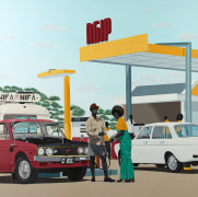 Jourdan TCHOFFO KUETE Né en 1994 - Cameroun NIFA, 2022 Acrylique sur toile