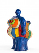 Niki de SAINT PHALLE (1930 - 2002) Nana vase - 1984 Résine polyester peinte