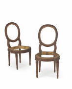 PAIRE DE CHAISES D'ÉPOQUE LOUIS XVI Estampille de Jean-Baptiste II Tilliard