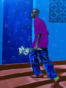 Olamide OGUNADE Né en 1996 - Nigéria Towards my instinct, 2021 Acrylique et fusain sur toile