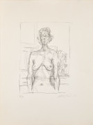 Alberto GIACOMETTI (1901 - 1966) Nu aux fleurs – 1960 Lithographie en noir