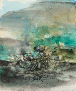 ZAO WOU- KI (1920 - 2013) Sans titre - 1967 Aquarelle sur papier