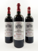 10 bouteilles CHÂTEAU GRAND PUY LACOSTE 2015 5è GC Pauillac