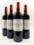 12 bouteilles CHÂTEAU HAUT BAILLY 2006 CC Pessac Léognan (étiquettes tachées)