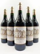 5 bouteilles CHÂTEAU HAUT BRION 2009 1er GC Pessac Léognan (contre étiquettes léger tachées