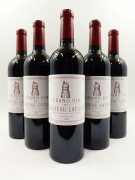 5 bouteilles CHÂTEAU LATOUR 1998 1er GC Pauillac (étiquettes léger tachées)