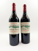 2 bouteilles CHÂTEAU PAVIE 2006 1er GCC (B) Saint Emilion (1 contre étiquette léger déchirée)