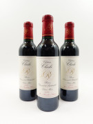 10 demi-bouteilles CHÂTEAU CLARKE 2009 Moulis (étiquettes léger tachées)