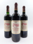 9 bouteilles CHÂTEAU CLAUZET 2005 Saint Estèphe (1 haute épaule