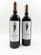 12 bouteilles PEPIN D'ESCURAC 2015 Médoc (étiquettes léger tachées)