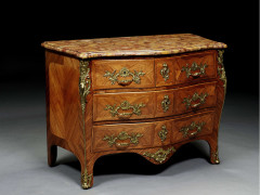 COMMODE D'ÉPOQUE LOUIS XV Estampille de C. Thibault