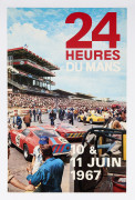 24 HEURES DU MANS 1967  Affiche - Sans réserve - No reserve