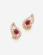 Harry WINSTON  Paire de clips d'oreilles