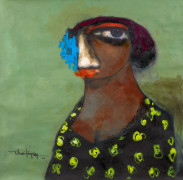 ¤ Kingsley OBASI (Nigérian - Né en 1983) Sans titre, 2021 Acrylique sur toile