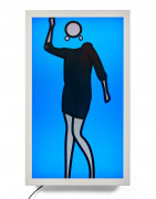 Julian OPIE (Anglais - Né en 1958) Ann, dancing 1 - 2007 Animation digitale et écranLCD