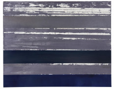 Michel BAYETTO  Gray Flag - 2005 Technique mixte sur toile