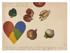 Jim DINE Né en 1935 Galerie Sonnabend - 1970