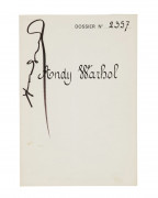 Andy WARHOL (1928 - 1987) The Thirteen Most Wanted MenN°11 (John Joseph H) - Dossier 2357 - 1967