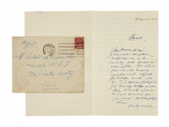 Antonin ARTAUD 1896 - 1948 Lettre autographe signée à André Rolland de Renéville