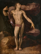 Cornelis Cornelisz. van HAARLEM Haarlem, 1562 - 1638 Apollon Huile sur panneau