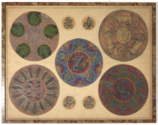 André METTHEY 1871-1920 Projet de décors d’assiettes - circa 1910