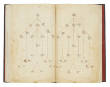 SHAMS-I QAYS (XIIIe SIECLE): HADA'IQ AL-MU'JAM  Époque timuride, daté samedi 12 rabi' I 862 H/28 janvier 1458, signé Imam Ibn Jalal.