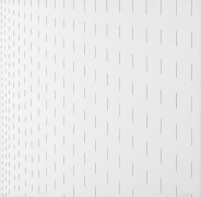 François MORELLET 1926 - 2016 Tirets verticaux dont la longueur et l'espacement augmentent de 2mm à chaque intervalle horizontal - 1..