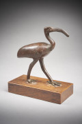 IBIS THOT EN BRONZE  Art égyptien, Basse Époque ou période ptolémaïque, 664-30 av. J.-C.