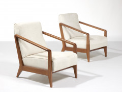 Gio PONTI 1891-1979 Paire de fauteuils dite « Garzanti » - circa 1953