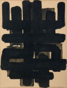 Pierre SOULAGES (Français, Né en 1919) Lithographie n°3 - 1957 Lithographie en couleurs