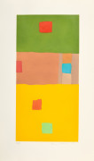 Etel ADNAN 1925 - 2021 En route vers le désert - 2018 Eau-forte en couleurs