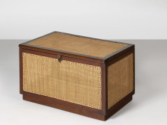 Pierre JEANNERET 1896-1967 Coffre à linge dit « Dirty Linen basket » - 1956