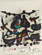 Joan MIRO (Espagnol - 1893 - 1983) Homenatge à Joan Prats Lithographie en couleurs