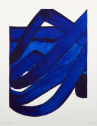 Pierre SOULAGES (1919-2022) Sérigraphie n°18 - 1988 Sérigraphie en couleurs