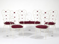 Gio PONTI 1891 - 1979 Canapé de jardin - circa 1930