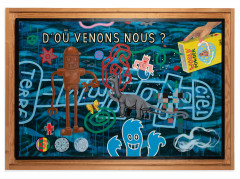 SPEEDY GRAPHITO (Français - Né en 1961) D'où venons-nous ? - 1991 Acrylique sur toile